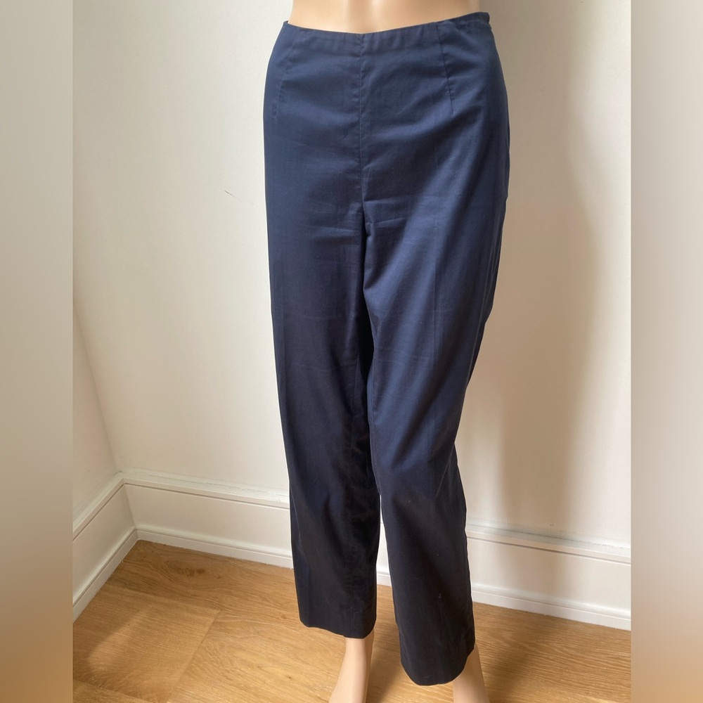 Brooks Brothers Dark Blue Cotton Trousers